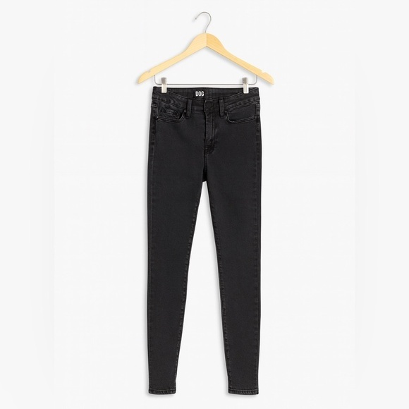 BDG Denim - BDG Size 25 Twig High Rise Cropped Urban Outfitters Black Jeans Frayed Bottoms